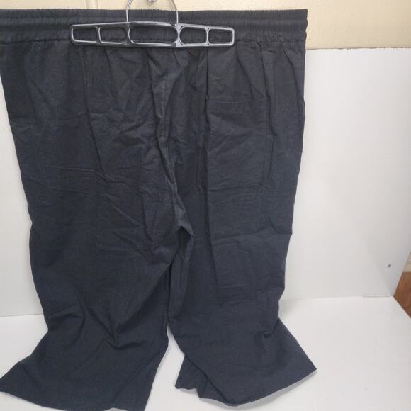 Women's Pull-On Drawstring Capri's w/ Pockets & Leg Side Slit Shorts Size 2XL - Picture 2 of 4